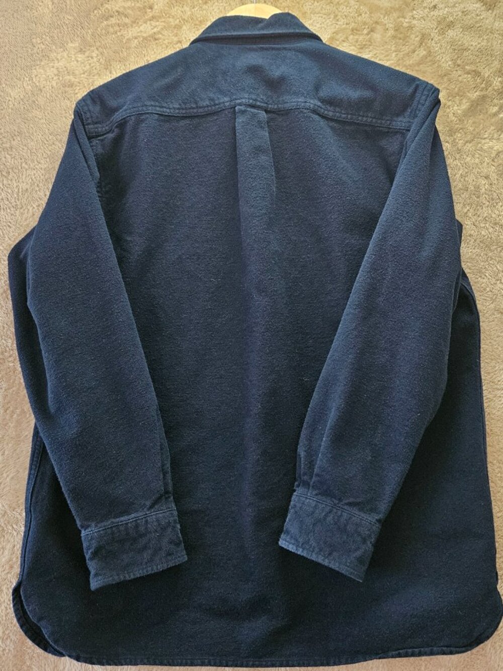L.L.Bean Men's Chamois Shirt Traditional Fit 100% Cotton Long Sleeve Size M - Picture 2 of 6